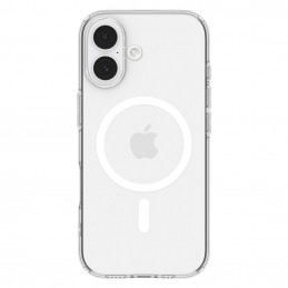„Spigen Liquid Crystal MagSafe“ dėklas, skirtas „iPhone 17“ – skaidrus ir baltas