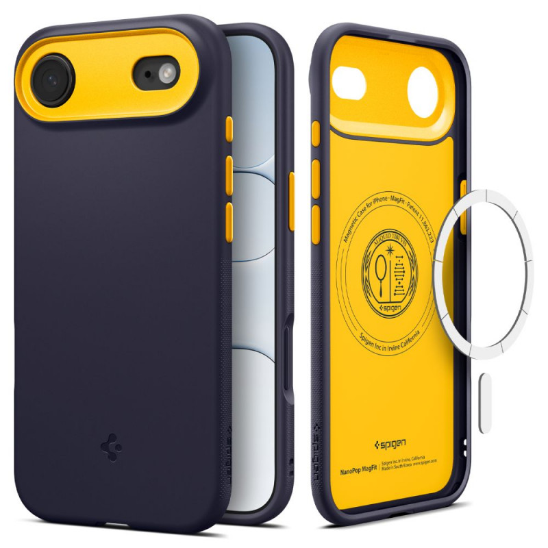 „Spigen Nano Pop MagSafe“ dėklas, skirtas „iPhone 17 Air“ – tamsiai mėlynas