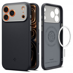 „Spigen Nano Pop MagSafe“ dėklas, skirtas „iPhone 17 Pro Max“ – juodas