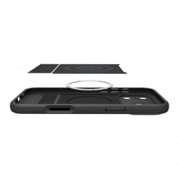 „Spigen Parallax „S“ MagSafe“ dėklas, skirtas „iPhone 17 Pro Max“ – matinės juodos spalvos