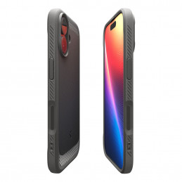„Spigen Rugged Armor Mag MagSafe“ dėklas, skirtas iPhone 17 – pilkas