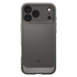 „Spigen Rugged Armor Mag MagSafe“ dėklas, skirtas „iPhone 17 Pro“ – pilkas