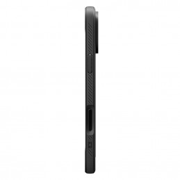 „Spigen Rugged Armor Mag MagSafe“ dėklas, skirtas „iPhone 17 Pro“ – matinės juodos spalvos