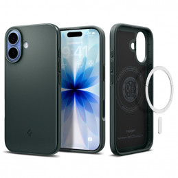 „Spigen Thin Fit MagSafe“ dėklas, skirtas „iPhone 17“ – žalias