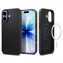„Spigen Thin Fit MagSafe“ dėklas, skirtas „iPhone 17“ – juodas