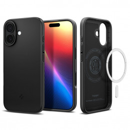 „Spigen Thin Fit MagSafe“ dėklas, skirtas „iPhone 17“ – juodas