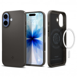 „Spigen Thin Fit MagSafe“ dėklas, skirtas „iPhone 17“ – pilkas