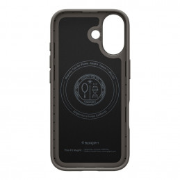 „Spigen Thin Fit MagSafe“ dėklas, skirtas „iPhone 17“ – pilkas