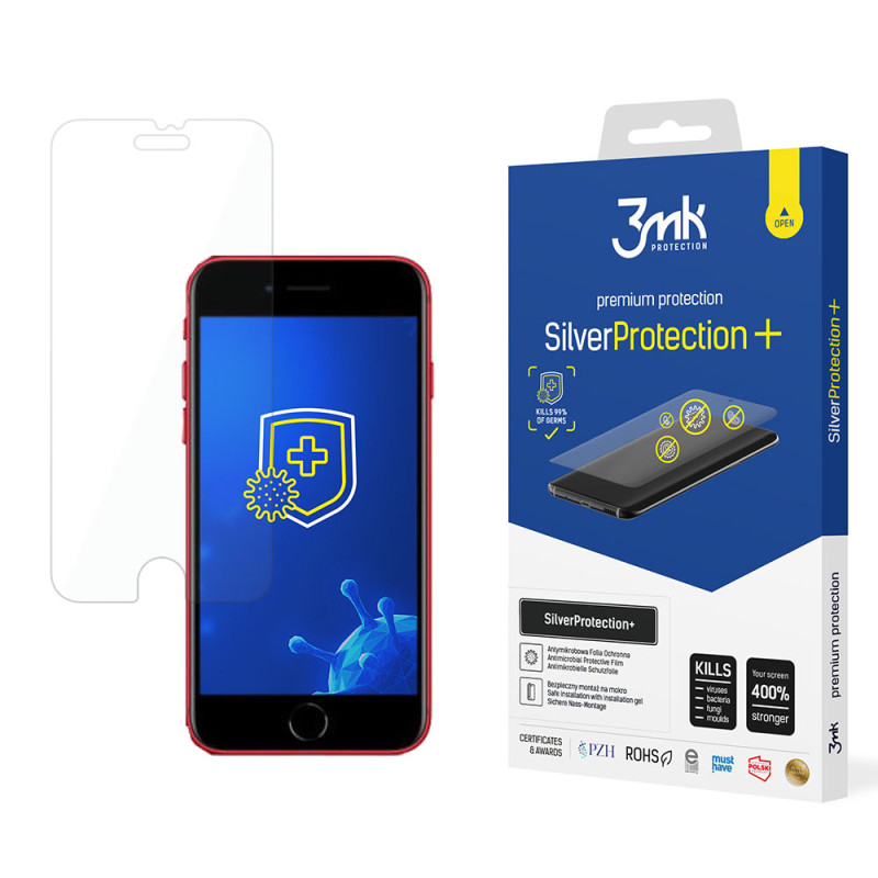 3mk SilverProtection+ apsauginė folija, skirta iPhone 7 / 8 / SE 2020 / SE 2022