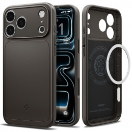 „Spigen Thin Fit MagSafe“ dėklas, skirtas „iPhone 17 Pro“ – pilkas