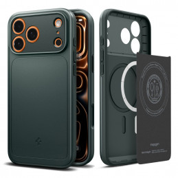 „Spigen Thin Fit MagSafe“ dėklas, skirtas „iPhone 17 Pro Max“ – žalias