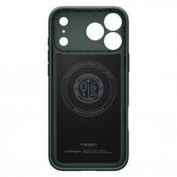 „Spigen Thin Fit MagSafe“ dėklas, skirtas „iPhone 17 Pro Max“ – žalias
