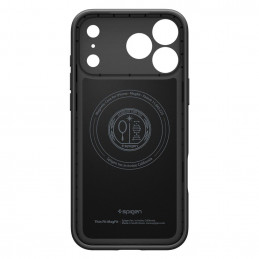 „Spigen Thin Fit MagSafe“ dėklas, skirtas „iPhone 17 Pro Max“ – juodas
