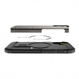 „Spigen Tough Armor „T“ MagSafe“ dėklas, skirtas iPhone 17 – pilkas