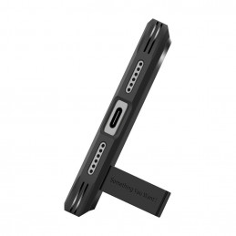 „Spigen Tough Armor“ „T“ „MagSafe“ dėklas, skirtas „iPhone 17 Pro“ – juodas