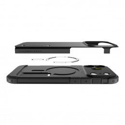 „Spigen Tough Armor „T“ MagSafe“ dėklas, skirtas „iPhone 17 Pro Max“ – pilkas