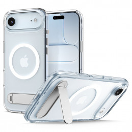 „Spigen Ultra Hybrid „S““ „MagSafe“ dėklas, skirtas „iPhone 17 Air“ – skaidrus ir baltas