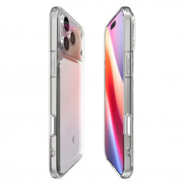 „Spigen Ultra Hybrid T“ „MagSafe“ dėklas, skirtas „iPhone 17 Pro Max“ – skaidrus ir baltas