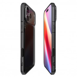 „Spigen Ultra Hybrid“ „T“ formos „MagSafe“ dėklas, skirtas „iPhone 17 Pro Max“ – matinės juodos spalvos