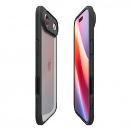 „Spigen Ultra Hybrid“ dėklas, skirtas „iPhone 17 Air“ – matinės juodos spalvos