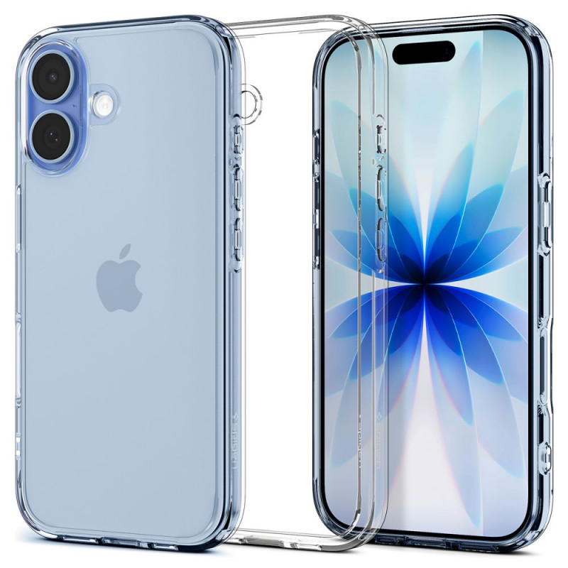 „Spigen Ultra Hybrid“ dėklas, skirtas „iPhone 17“ – skaidrus