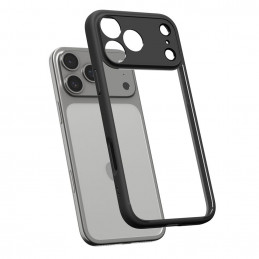 „Spigen Ultra Hybrid“ dėklas, skirtas „iPhone 17 Pro Max“ – matinės juodos spalvos