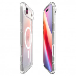 „Spigen Ultra Hybrid MagSafe“ dėklas, skirtas „iPhone 17 Air“ – skaidrus ir baltas