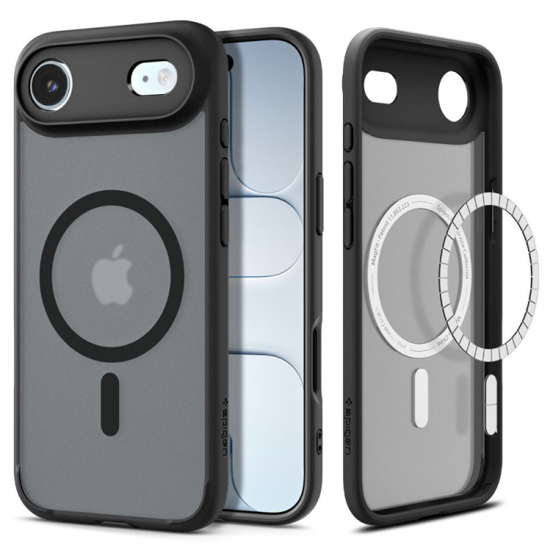 „Spigen Ultra Hybrid MagSafe“ dėklas, skirtas „iPhone 17 Air“ – juodas