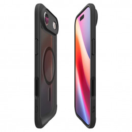 „Spigen Ultra Hybrid MagSafe“ dėklas, skirtas „iPhone 17 Air“ – juodas