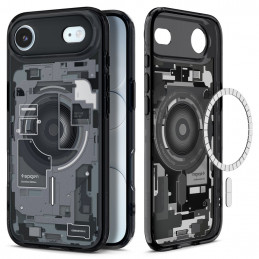 „Spigen Ultra Hybrid MagSafe“ dėklas, skirtas „iPhone 17 Air Zero One“ – juodas