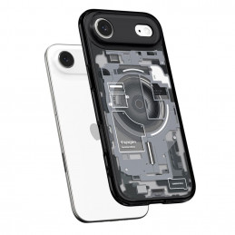 „Spigen Ultra Hybrid MagSafe“ dėklas, skirtas „iPhone 17 Air Zero One“ – juodas