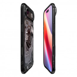 „Spigen Ultra Hybrid MagSafe“ dėklas, skirtas „iPhone 17 Air Zero One“ – juodas