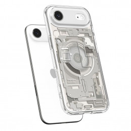 „Spigen Ultra Hybrid MagSafe“ dėklas, skirtas „iPhone 17 Air Zero One“ – titano spalvos
