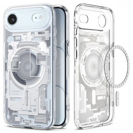 „Spigen Ultra Hybrid MagSafe“ dėklas, skirtas „iPhone 17 Air Zero One“ – baltas