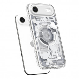 „Spigen Ultra Hybrid MagSafe“ dėklas, skirtas „iPhone 17 Air Zero One“ – baltas
