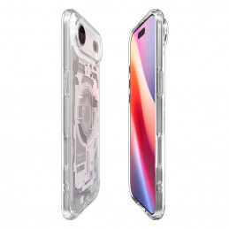 „Spigen Ultra Hybrid MagSafe“ dėklas, skirtas „iPhone 17 Air Zero One“ – baltas