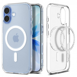 „Spigen Ultra Hybrid MagSafe“ dėklas, skirtas „iPhone 17“ – baltas