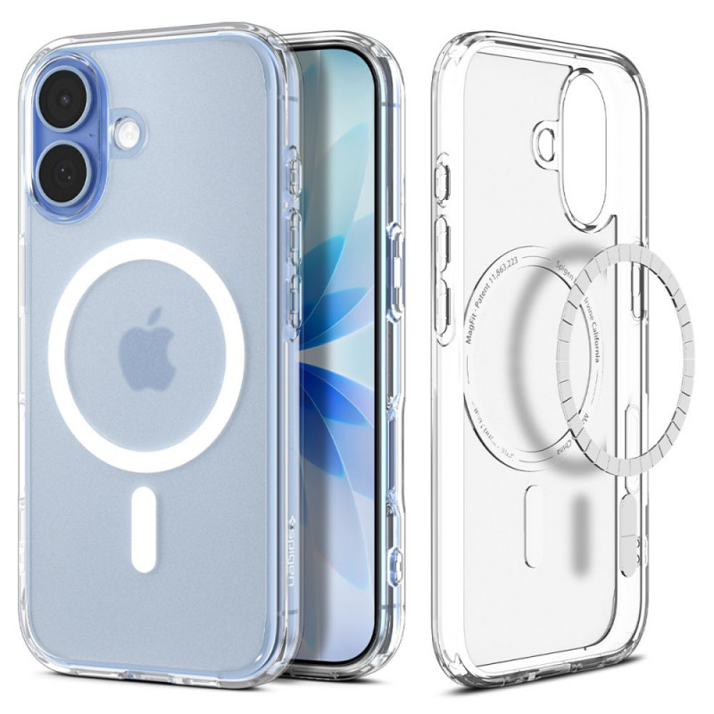 „Spigen Ultra Hybrid MagSafe“ dėklas, skirtas „iPhone 17“ – baltas
