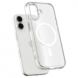 „Spigen Ultra Hybrid MagSafe“ dėklas, skirtas „iPhone 17“ – baltas