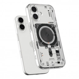 „Spigen Ultra Hybrid MagSafe“ dėklas, skirtas „iPhone 17 Neo One“ – skaidrus