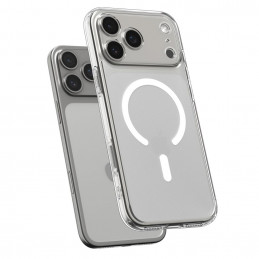 „Spigen Ultra Hybrid MagSafe“ dėklas, skirtas „iPhone 17 Pro Max“ – baltas