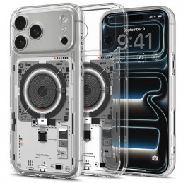 „Spigen Ultra Hybrid MagSafe“ dėklas, skirtas „iPhone 17 Pro Neo One“ – skaidrus