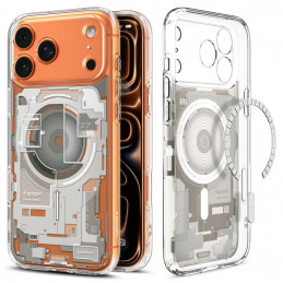 „Spigen Ultra Hybrid MagSafe“ dėklas, skirtas „iPhone 17 Pro Zero One“ – titano spalvos