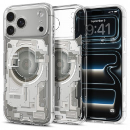„Spigen Ultra Hybrid MagSafe“ dėklas, skirtas „iPhone 17 Pro Zero One“ – titano spalvos