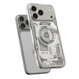 „Spigen Ultra Hybrid MagSafe“ dėklas, skirtas „iPhone 17 Pro Zero One“ – titano spalvos