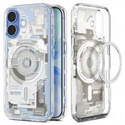 „Spigen Ultra Hybrid MagSafe“ dėklas, skirtas „iPhone 17 Zero One“ – titano spalvos