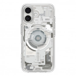 „Spigen Ultra Hybrid MagSafe“ dėklas, skirtas „iPhone 17 Zero One“ – titano spalvos