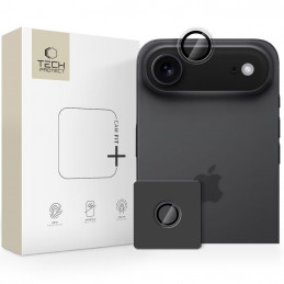 „Tech-Protect Camring Fit+“ kameros dėklas, skirtas „iPhone 17 Air“ – skaidrus
