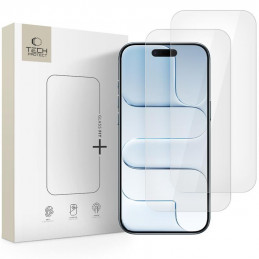 „Tech-Protect Glass Fit+“ 2 grūdinto stiklo pakuotė, skirta „iPhone 17 Air“ – skaidri