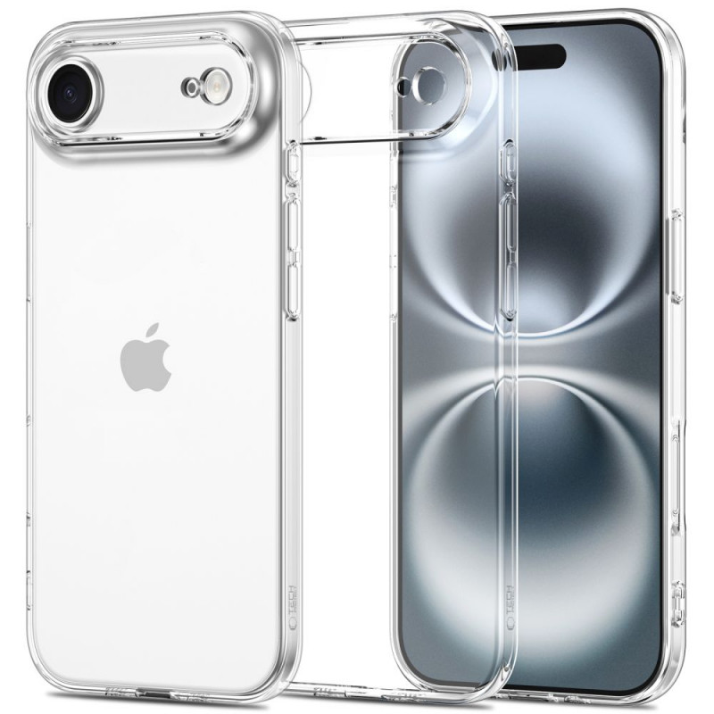 „Tech-Protect FlexAir“ dėklas, skirtas „iPhone 17 Air“ – skaidrus